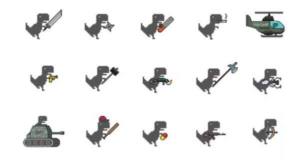 Chú khủng long T-Rex trong trình duyệt Chrome giờ đã được nâng cấp với hàng loạt vũ khí hay ho