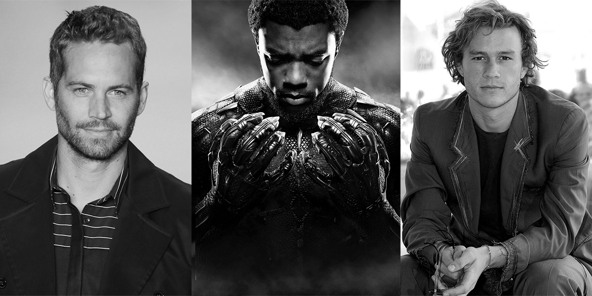 Heath Ledger, Paul Walker và Chadwick Boseman, - Những cú sốc lớn của Hollywood và người hâm mộ