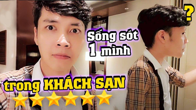 Streamer Lửa Chùa gây sóng gió khi đăng video "sinh tồn 24h trong khách sạn 6 sao"