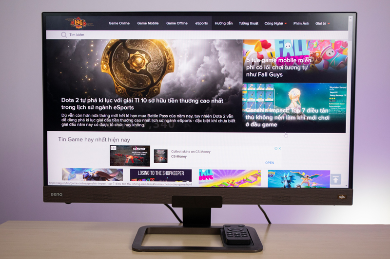 Review màn hình 144Hz BenQ EX2780Q: Trải nghiệm Màn hình đa dụng đỉnh cao, “Hàng ngon giá sốc"