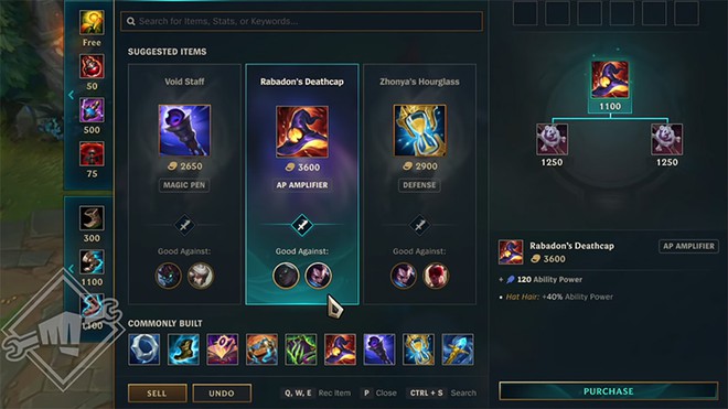 LMHT: Tiền Mùa Giải 11 ra mắt trang bị Thần Thoại mới cùng đổi mới tất cả hình ảnh trang bị cũ