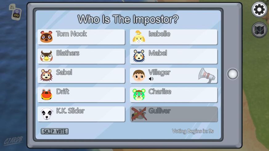 Khi các nhân vật Animal Crossing: New Horizons bị Among Us "nhập"