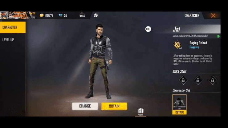 Nhân vật Free Fire: Cốt truyện, Kỹ năng và Mọi thứ bạn nên biết về nhận vật Jai 