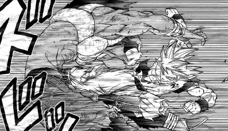 Spoiler Dragon Ball Super chap 64: Sử dụng "bản năng vô cực", Goku đấm Moro không trượt phát nào