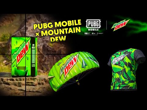 PUBG MOBILE × Mountain Dew: Làm thế nào để có được bộ skin và áo sơ mi độc quyền của Mountain Dew