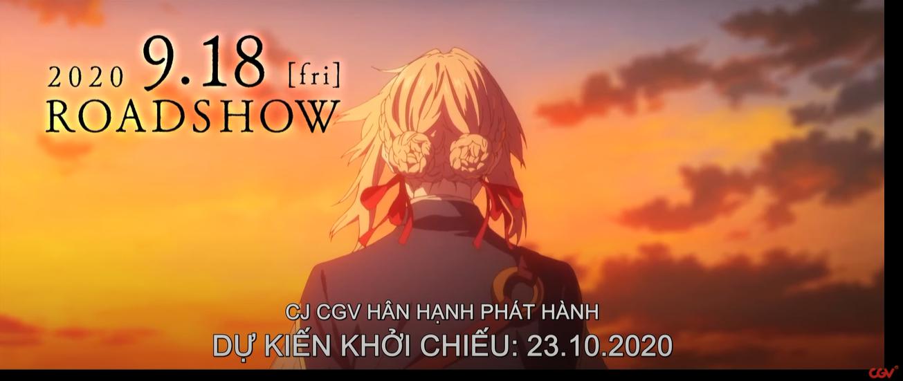 Tin vui: Violet Evergarden The Movie sẽ được công chiếu tại Việt Nam vào tháng 10 bởi CGV!