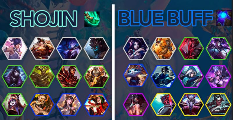 DTCL Mùa 4: Tổng hợp các tướng nên dùng Bùa Xanh và tướng dùng Thương Shojin mà bạn phải biết