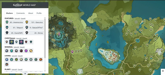 Genshin Impact 2.2: Hướng dẫn dùng bản đồ tương tác ...