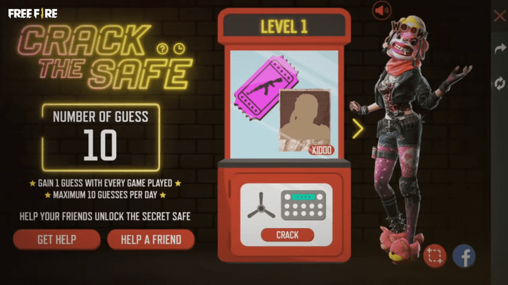 Free Fire: Cách mở khóa két sắt và giành được Heist Master