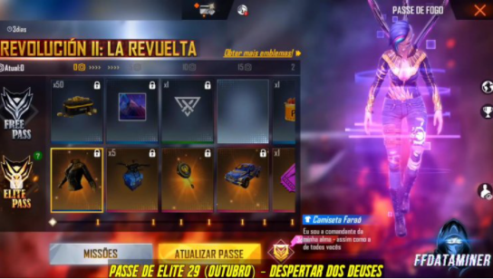 Free Fire: Chi tiết phần thưởng Elite Pass Season 29 