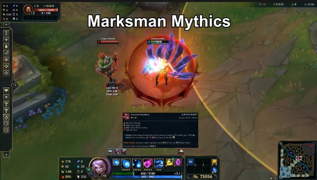 LMHT: Tổng hợp 22 trang bị Mythics cực bá đạo sắp xuất hiện tại Tiền Mùa Giải 2021