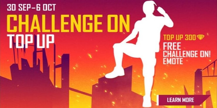 Free Fire: Nhận biểu tượng cảm xúc miễn phí trong sự kiện nạp tiền 'Challenge On'