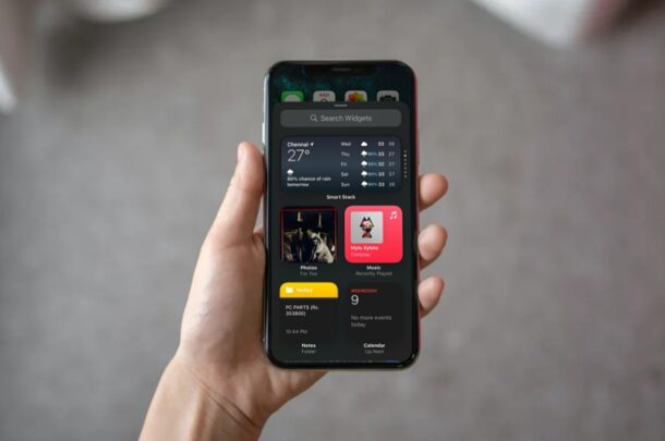 Cách thêm Widget vào Màn hình chính của iPhone