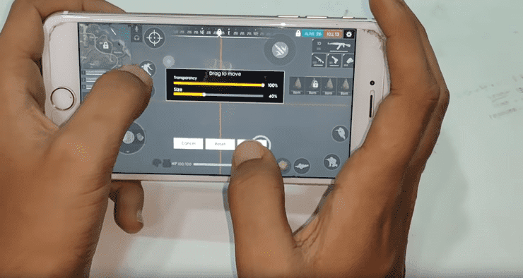 Cài đặt HUD tùy chỉnh tốt nhất trong Free Fire cho kiểu vuốt 3 và 4 ngón tay