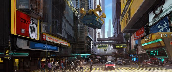 Cyberpunk 2077 rò rỉ bản đồ thành phố Night
