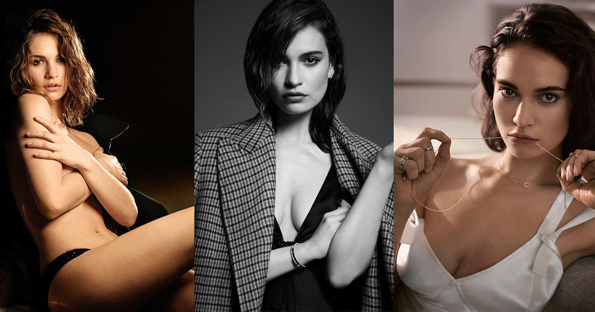 Chiêm ngưỡng nhan sắc Lily James - mỹ nhân đang hẹn hò Chris Evan