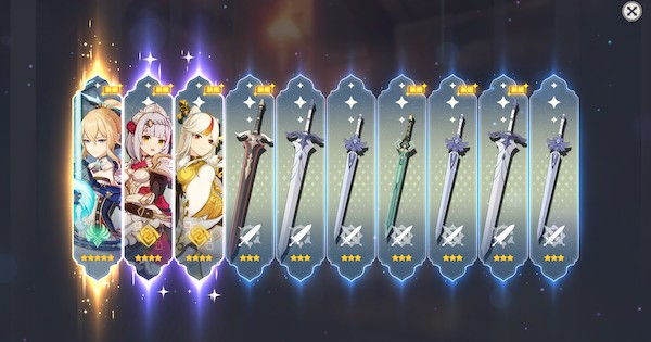 Hướng dẫn cách triệu hồi 30 lần cho một lần reroll nhanh nhất khi chơi Genshin Impact