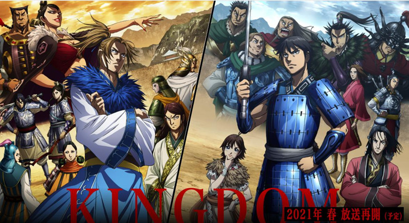 Anime Kingdom season 3 sẽ tiếp tục hành trình thống nhất Trung Hoa vào năm  2021