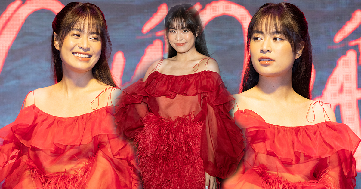 Cận cảnh nhan sắc Hoàng Thuỳ Linh trong showcase Trái tim quái vật