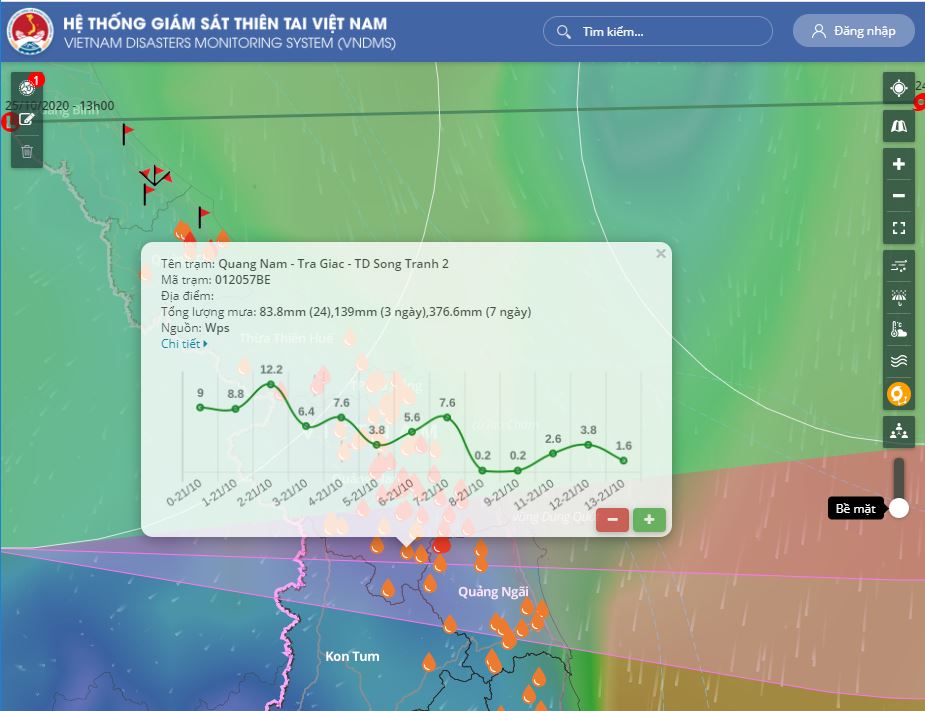 Hướng dẫn cách theo dõi tình trạng bão lũ và sạt lở tại miền Trung một cách nhanh chóng nhất