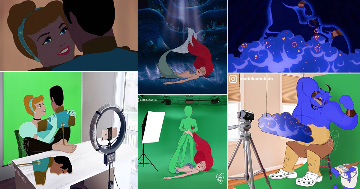 Sẽ ra sao nếu các bộ phim hoạt hình Disney cũng có Behind The Scenes?
