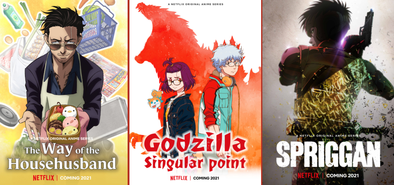 Gokushufudou, Pacific Rim, Godzilla cùng nhiều anime khác sẽ lên sóng Netflix vào năm sau!
