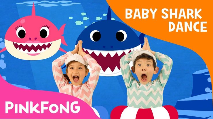 Với hơn 7 tỷ lượt xem, Baby Shark đã hạ gục Despacito để trở thành video được xem nhiều nhất trên YouTube