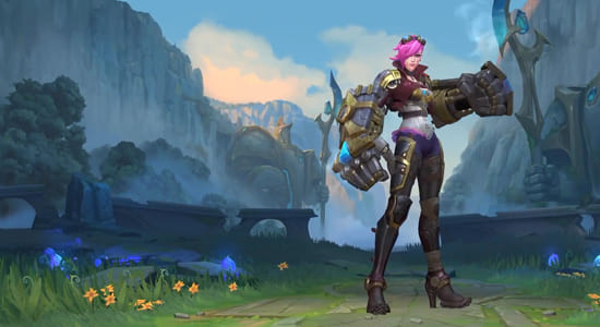 Vi Wild Rift Model Cách chơi Vi Tốc Chiến Đi Rừng với cách lên đồ và bảng ngọc mạnh nhất ...
