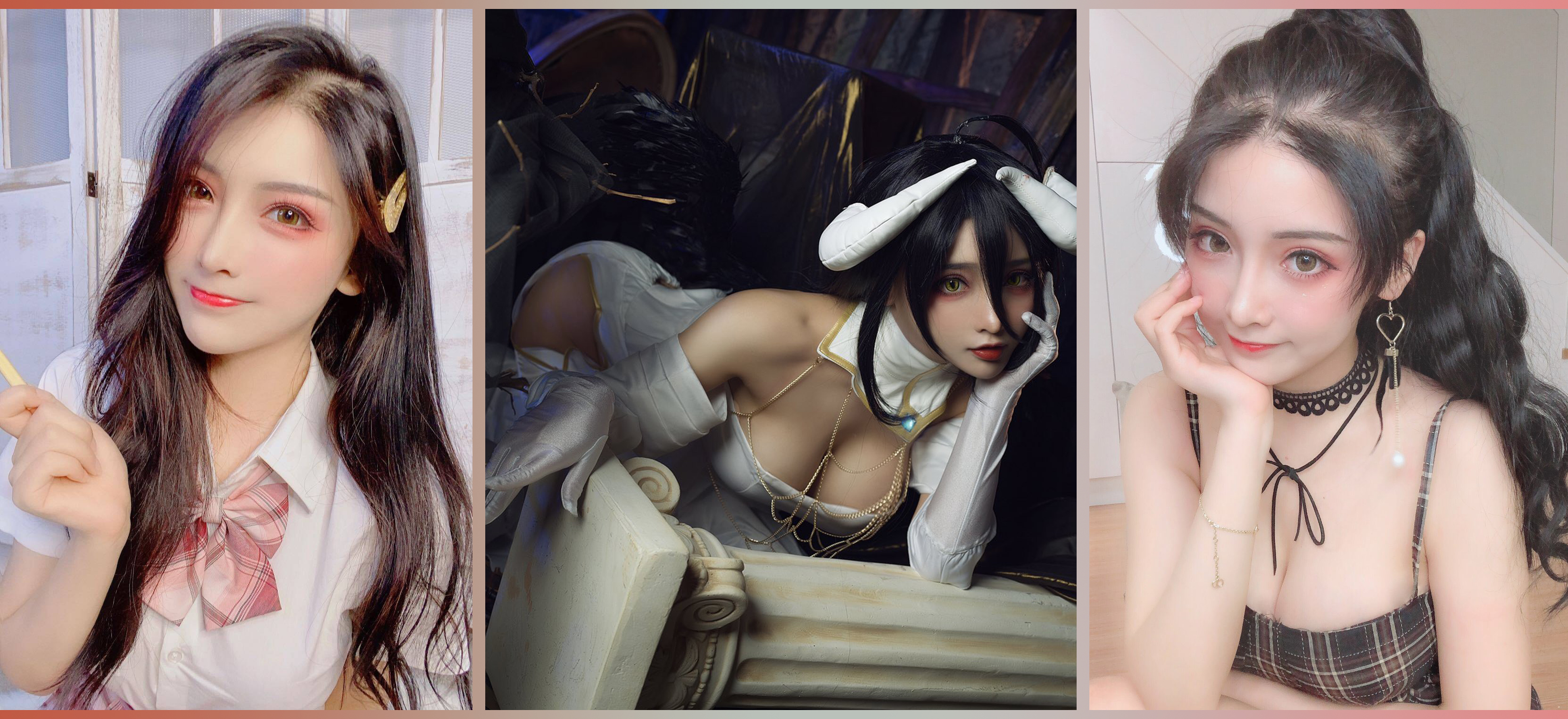Nữ coser hóa thân Albedo Overlord khiến fan "Quá-Nhiệt"! Không cosplay còn xinh đẹp hơn!