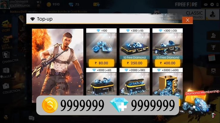 Free Fire MAX: Làm thế nào để nhận kim cương không giới hạn một cách miễn phí 