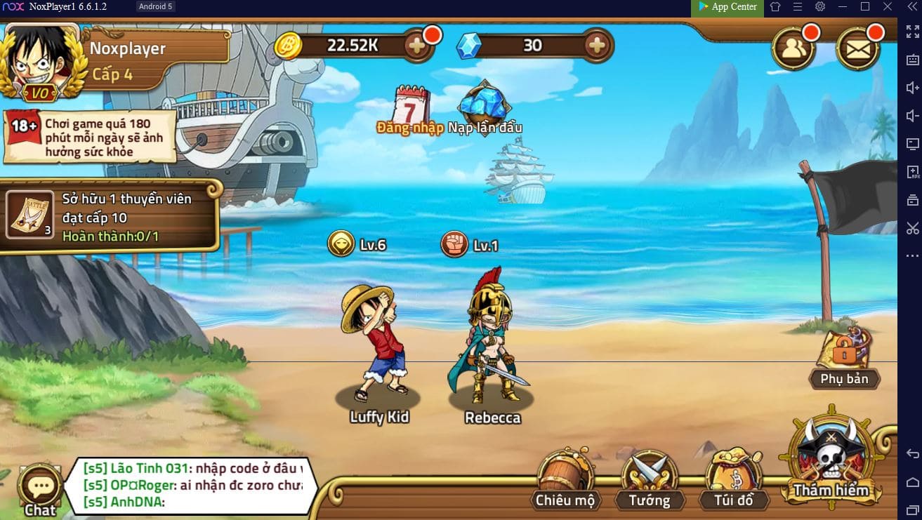 Tổng hợp Giftcode Hải Tặc Đại Chiến từ Kame mới nhất năm 2021