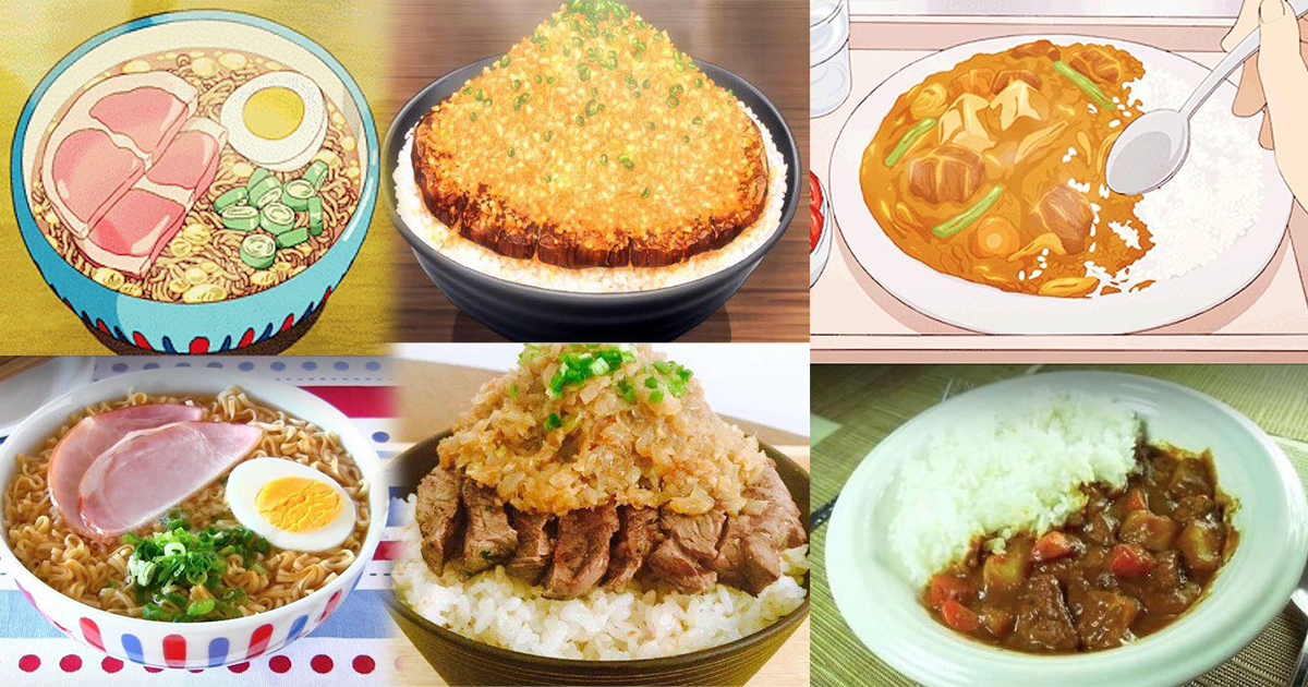 Đói cồn cào với những phiên bản đời thực của các món ăn trong anime