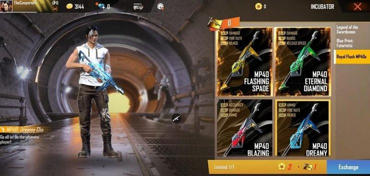 Garena Free Fire: Làm thế nào để nhận Skin MP40 Poker quý hiếm?