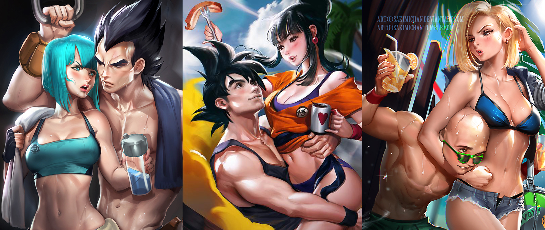 Loạt fanart không đấm nhau của Dragon Ball: Goku đừng cho ăn đậu thì yên bình thế này đây!