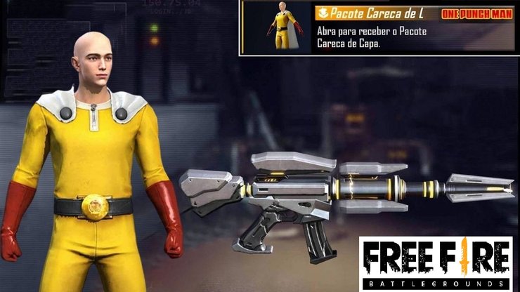 Free Fire x One Punch Man Collab trang phục bị rò rỉ