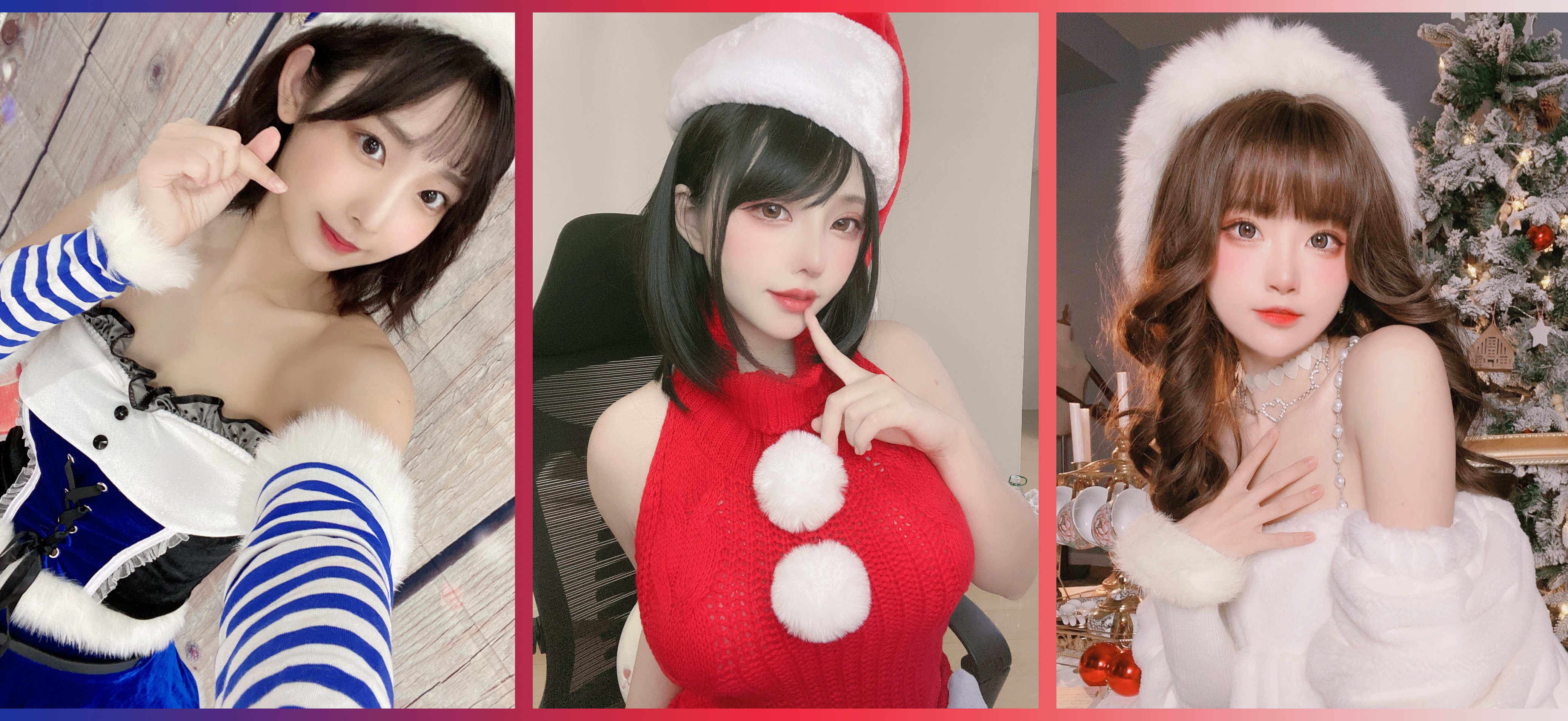 Nóng mặt với loạt ảnh cosplay "bà già Noel" mừng giáng sinh của các coser hàng đầu Châu Á