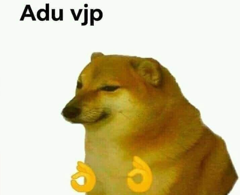 Meme Adu Vjp kết hợp với chó Cheems là gì ?