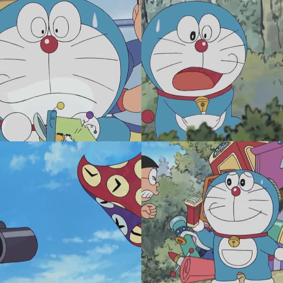 Những khoảnh khắc ngáo ngơ của mèo máy Doraemon