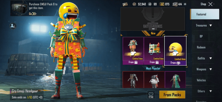 PUBG Mobile: Hướng dẫn chi tiết về cách nhận Trang phục Emoji mới