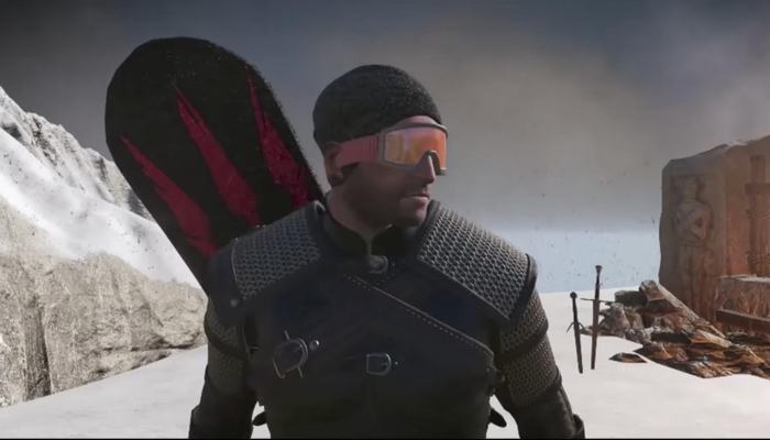 The Witcher 3 tiếp tục có Mod mới, biến Geralt thành cao thủ trượt tuyết