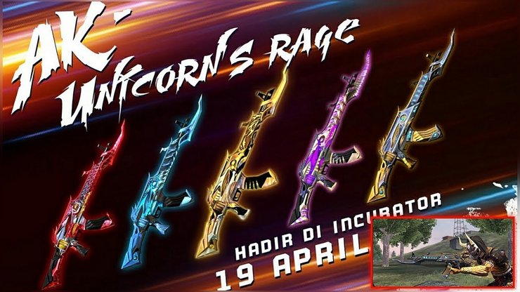 Top 5 loạt vũ khí skin Incubator tốt nhất trong Free Fire