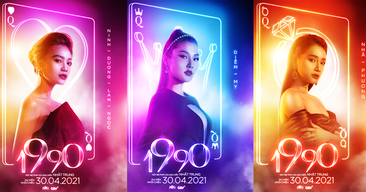 1990 đánh dấu sự kết hợp của ba mỹ nhân Việt: Diễm My - Nhã Phương - Ninh Dương Lan Ngọc