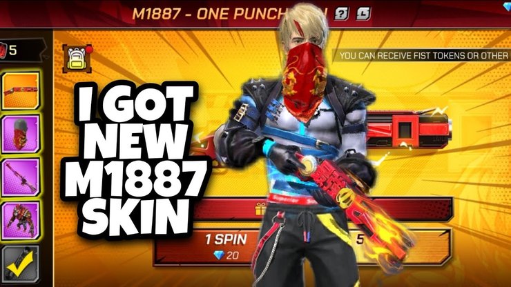 Free Fire: Các thuộc tính Skin One Punch Man M1887, Chiến thuật lối chơi và hơn thế nữa!