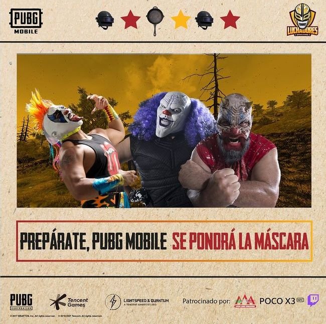 PUBG Mobile tuyên bố hợp tác với Lucha Libre AAA Worldwide