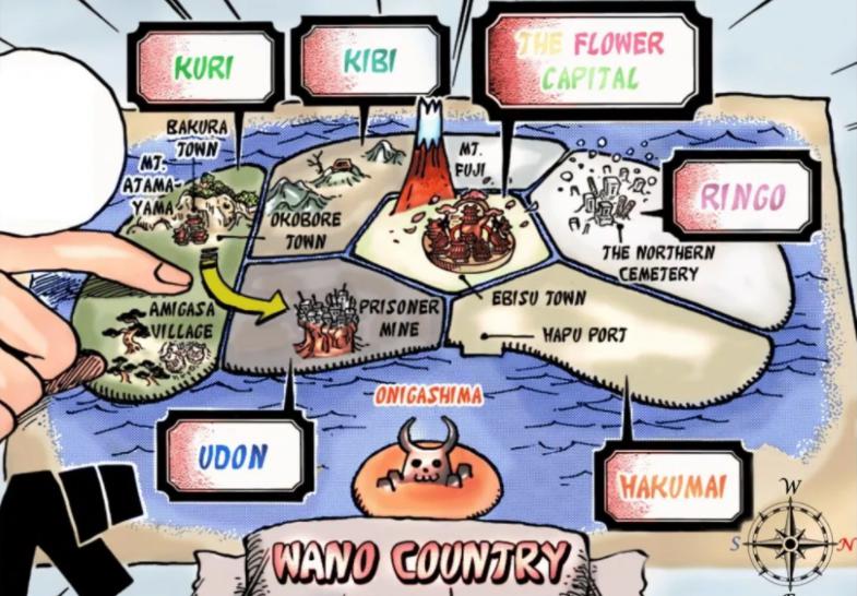 One Piece: Wano hóa ra được thiết kế dựa trên bộ não của con người!