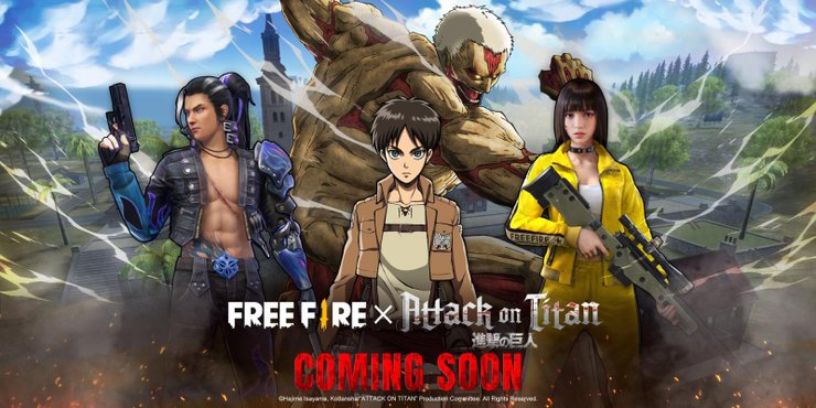 Garena tuyên bố hợp tác Free Fire x Attack On Titan - Bạn đã sẵn sàng biến thành Titan chưa?