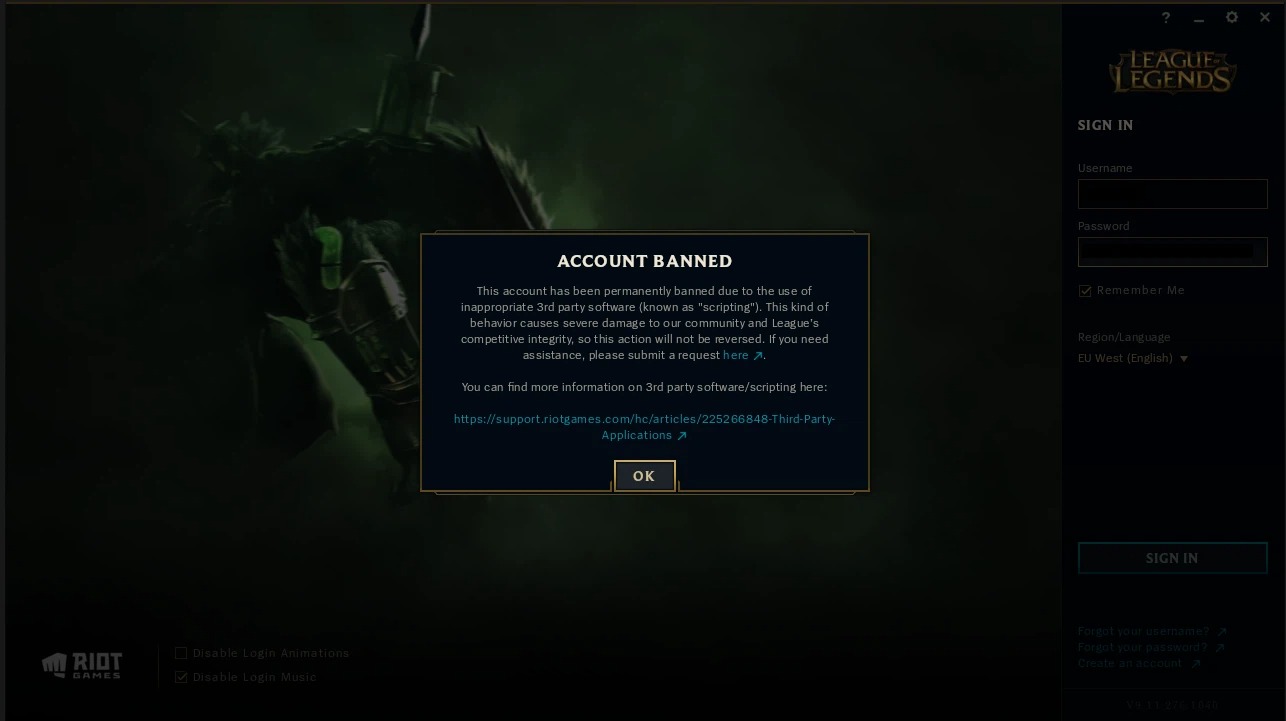 LMHT: Trung Quốc khóa hơn 85.000 tài khoản 10 năm vì tình trạng toxic trong game