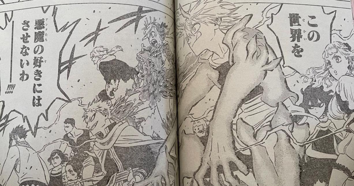 Spoiler Black Clover chap 283: Hắc Bộc Ngưu Đoàn tiến công Dark Triad, Heart Kingdom gửi quân tiếp viện