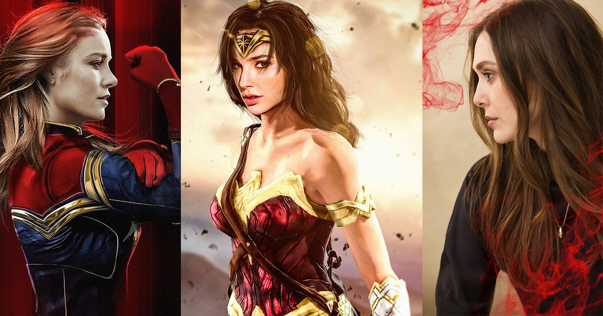 Điểm danh dàn nữ siêu anh hùng đẹp hút hồn của Marvel và DC (P1)