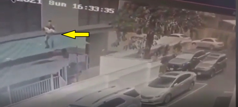 Góc quay rõ nét màn cứu bé gái 2 tuổi của anh Nguyễn Ngọc Mạnh